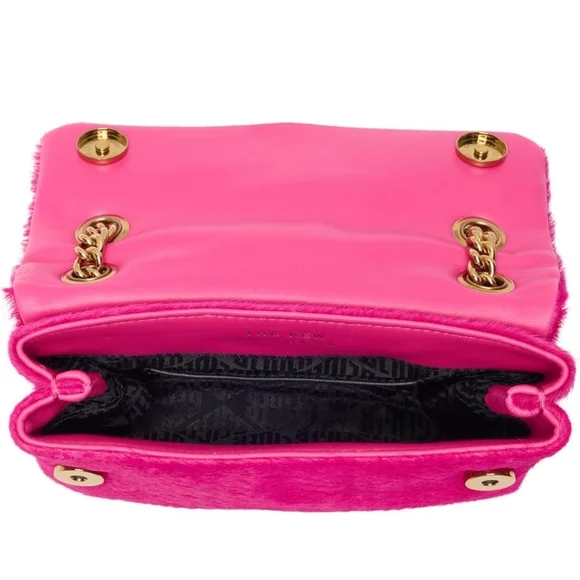 Kurt Geiger Luxurious Pink Handbag with Gold Accents - Picture 6 of 16